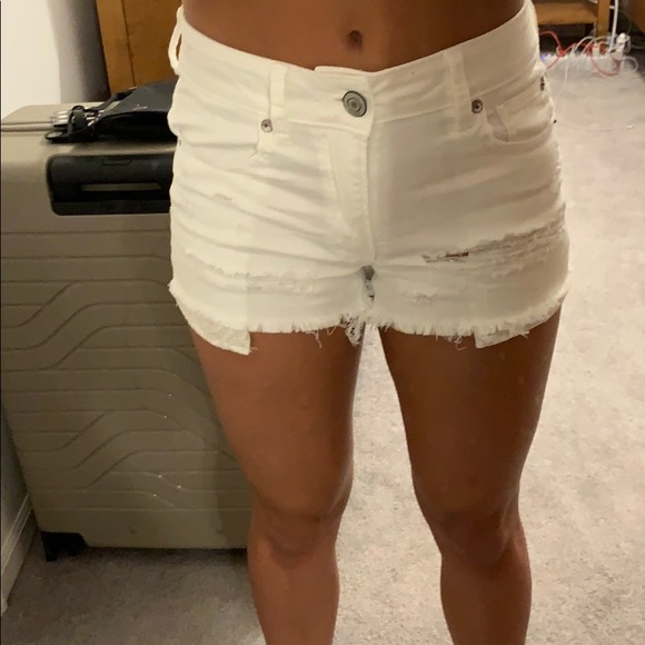 Mid rise jean shorts american eagle Clearance